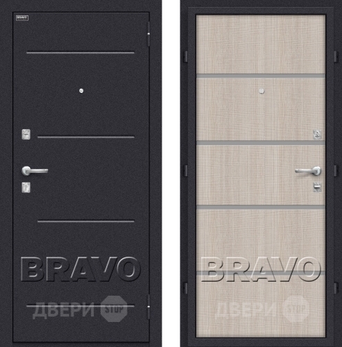 Дверь Bravo Оптим Лайн Капучино в Мытищах