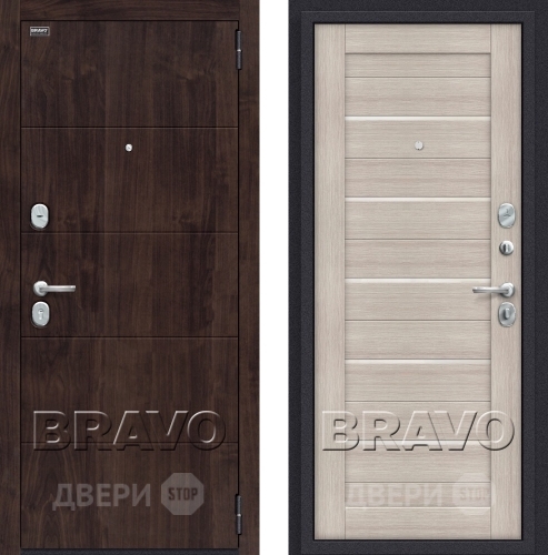 Дверь Bravo Оптим Прайм Капучино в Мытищах