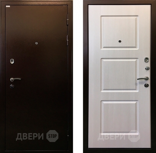 Входная металлическая Дверь Ратибор Трио Лиственница Беж в Мытищах