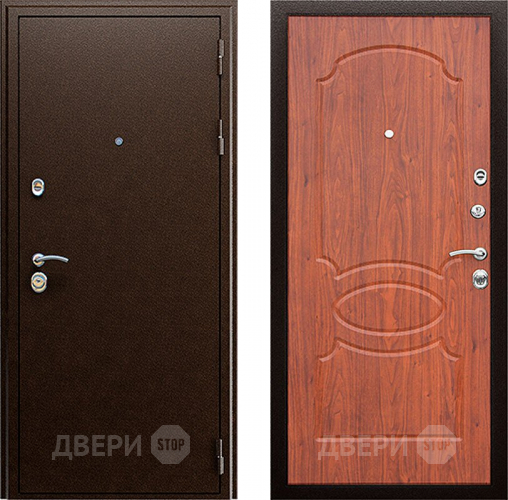 Входная металлическая Дверь АСД Грация Орех темный в Мытищах