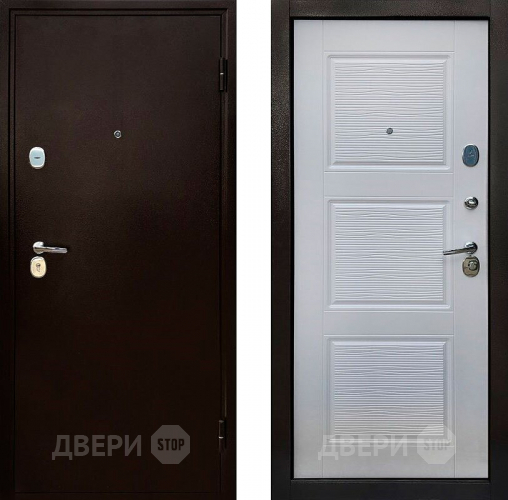 Дверь СТОП Авангард 3К Беленый Дуб в Мытищах