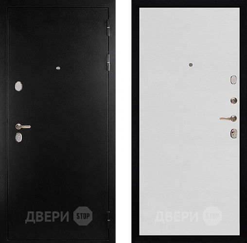 Входная металлическая Дверь Сударь С-505 Титан Белёный дуб  в Мытищах
