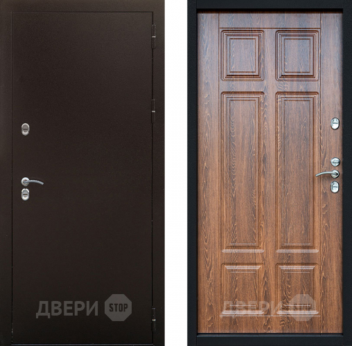 Входная металлическая Дверь Сибирь Термо Дуб филадельфия коньяк в Мытищах