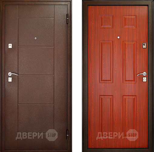 Входная металлическая Дверь Форпост Модель 73 Орех в Мытищах