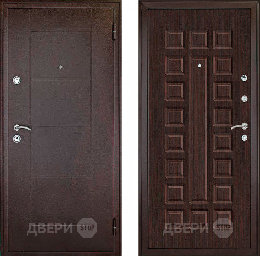 Входная металлическая Дверь Форпост Квадро Венге в Мытищах