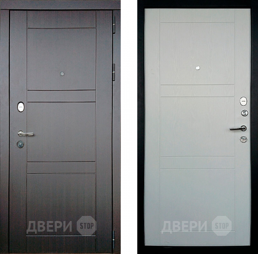 Входная металлическая Дверь Дверной Континент Тепло - Макс Белое дерево в Мытищах