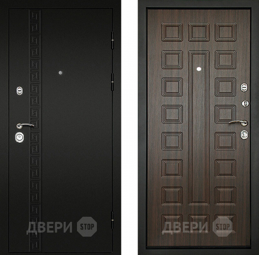 Входная металлическая Дверь (Дверной Континент) Сити - 3К Венге в Мытищах