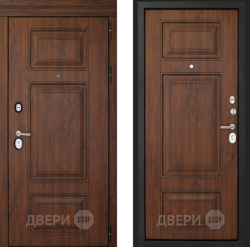 Входная металлическая Дверь (Дверной Континент) Порта Темный орех в Мытищах