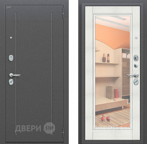 Дверь Bravo Оптим Флэш Bianco Veralinga в Мытищах