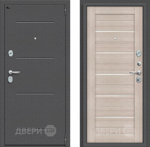 Входная металлическая Дверь Bravo Порта S-2 104/П22 Cappuccino Veralinga в Мытищах
