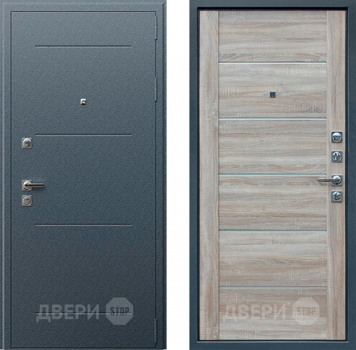 Входная металлическая Дверь АСД Техно XN 99 Дуб сонома светлый в Мытищах