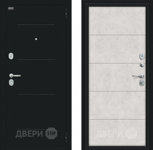 Входная металлическая Дверь Bravo Граффити-1 Букле черное/Look Art в Мытищах