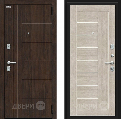 Входная металлическая Дверь Bravo Морден Kale Almon/Cappuccino Veralinga в Мытищах