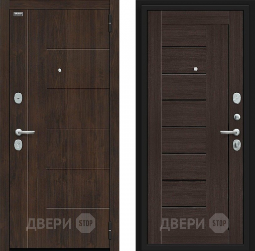 Входная металлическая Дверь Bravo Морден Kale Almon/Wenge Veralinga в Мытищах