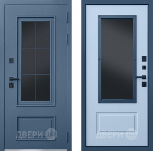 Дверь АСД Терморазрыв Эльбрус с окном и английской решеткой в Мытищах