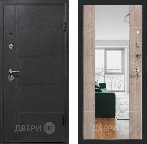 Входная металлическая Дверь Форпост Эверест Зеркало Сандал в Мытищах