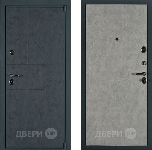 Дверь Заводские двери Графит в Мытищах