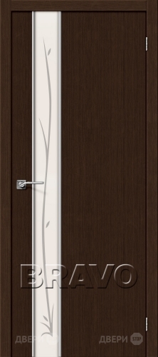 Межкомнатная дверь Глейс-1 Twig (3D Wenge) в Мытищах