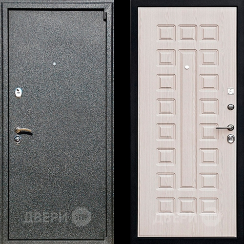 Входная металлическая Дверь Ратибор Зодиак Беленый Дуб в Мытищах