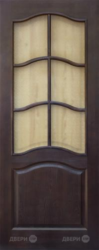 Межкомнатная дверь 7-ПО темный лак в Мытищах