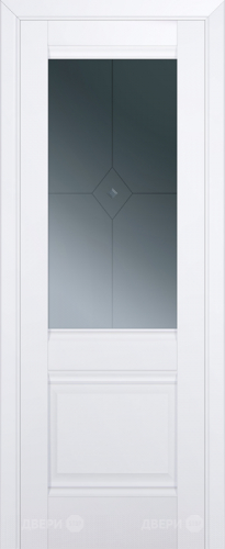 Межкомнатная дверь ProfilDoors 2U аляска (графит) в Мытищах