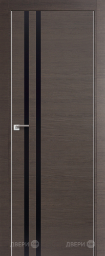 Межкомнатная дверь ProfilDoors 19Z грей (черный глянец) в Мытищах