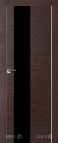 Межкомнатная дверь ProfilDoors 5Z венге кроскут (черный лак) в Мытищах