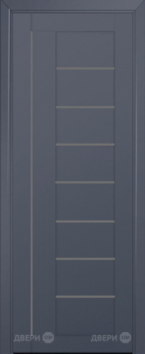 Межкомнатная дверь ProfilDoors 17U антрацит (графит) в Мытищах