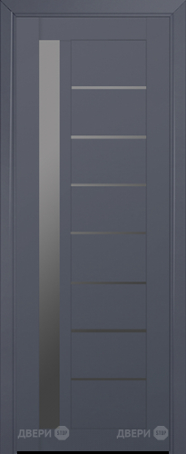 Межкомнатная дверь ProfilDoors 37U антрацит (графит) в Мытищах
