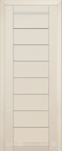 Межкомнатная дверь ProfilDoors 71U магнолия сатинат (графит) в Мытищах