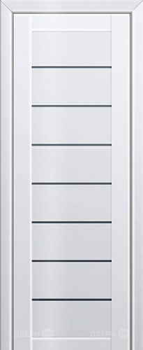Межкомнатная дверь ProfilDoors 71L белый люкс (графит) в Мытищах