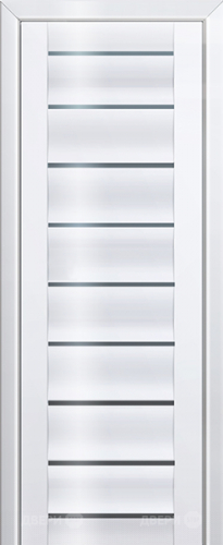 Межкомнатная дверь ProfilDoors 76L белый люкс (графит) в Мытищах