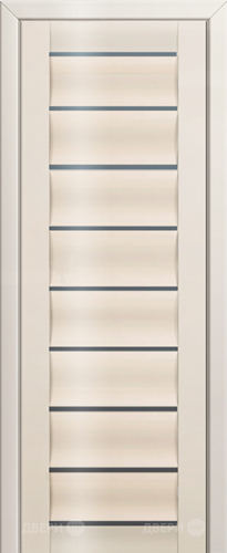 Межкомнатная дверь ProfilDoors 76L магнолия люкс (графит) в Мытищах