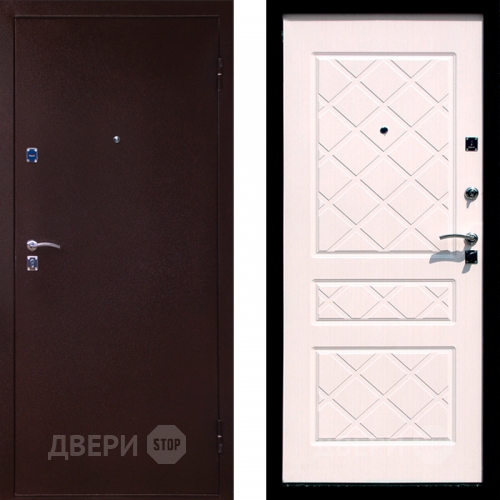 Входная металлическая Дверь СТОП ЭКО Беленый дуб в Мытищах