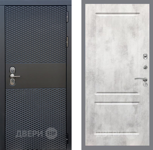Входная металлическая Дверь Стоп БЛЭК CISA ФЛ-117 Бетон светлый в Мытищах