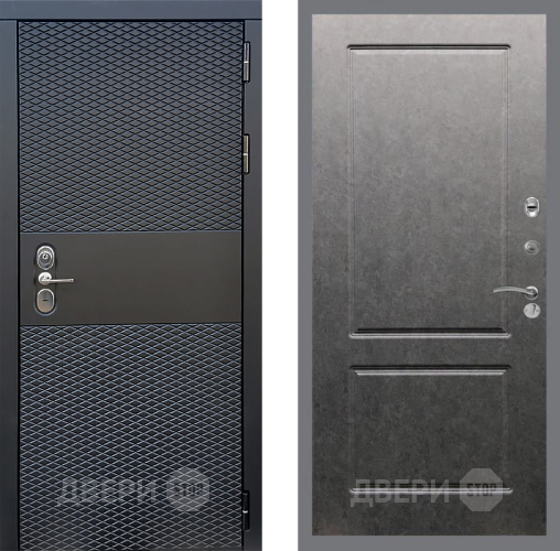 Дверь Стоп БЛЭК CISA ФЛ-117 Штукатурка графит в Мытищах