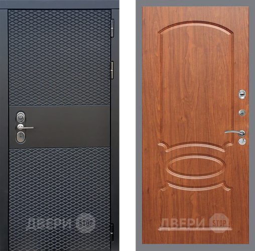 Входная металлическая Дверь Стоп БЛЭК CISA ФЛ-128 Береза мореная в Мытищах