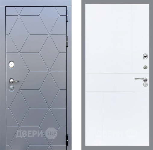 Дверь Стоп КОСМО ФЛ-290 Силк Сноу в Мытищах