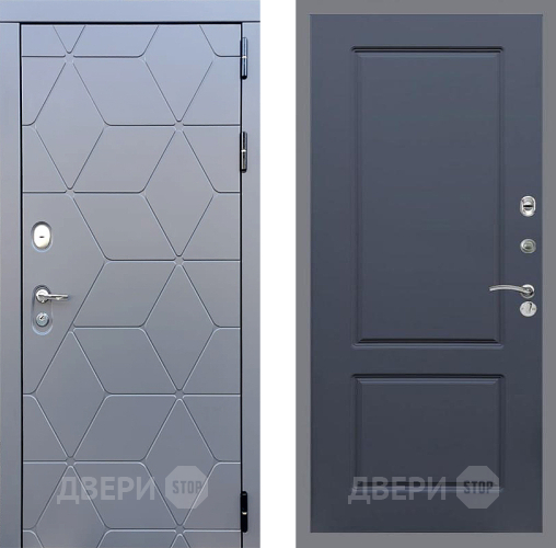Дверь Стоп КОСМО ФЛ-117 Силк титан в Мытищах