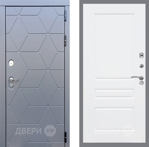 Дверь Стоп КОСМО ФЛ-243 Силк Сноу в Мытищах