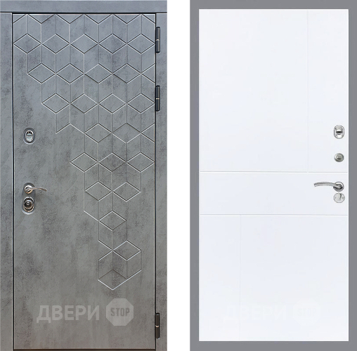 Дверь Стоп БЕТОН ФЛ-290 Силк Сноу в Мытищах