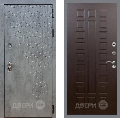 Дверь Стоп БЕТОН ФЛ-183 Венге в Мытищах