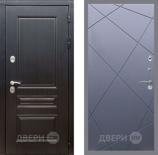 Дверь Стоп МЕГАПОЛИС ФЛ-291 Силк титан в Мытищах
