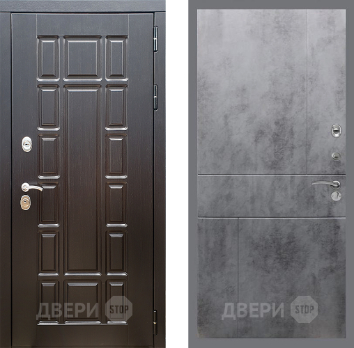 Входная металлическая Дверь Стоп НЬЮ ЙОРК ФЛ-290 Бетон темный в Мытищах