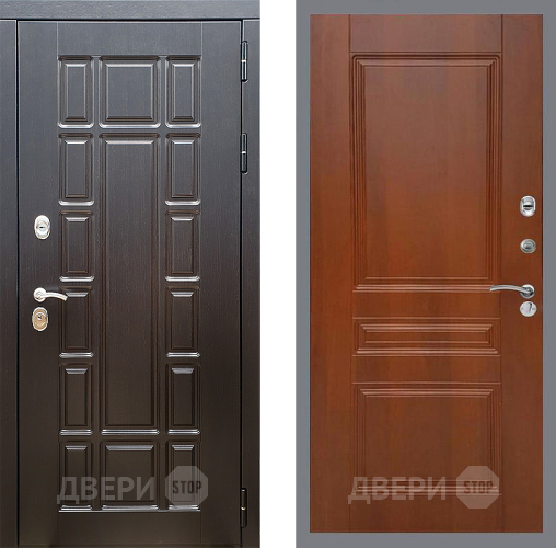 Входная металлическая Дверь Стоп НЬЮ ЙОРК ФЛ-243 Итальянский орех в Мытищах