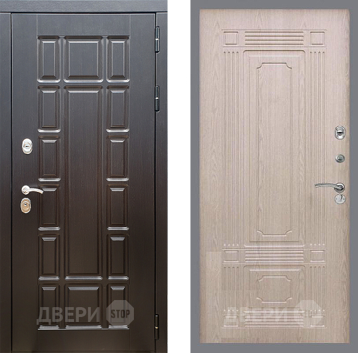 Входная металлическая Дверь Стоп НЬЮ ЙОРК ФЛ-2 Беленый дуб в Мытищах