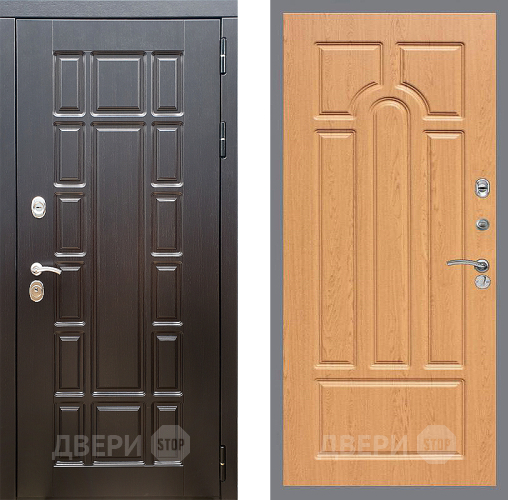 Входная металлическая Дверь Стоп НЬЮ ЙОРК ФЛ-58 Дуб в Мытищах