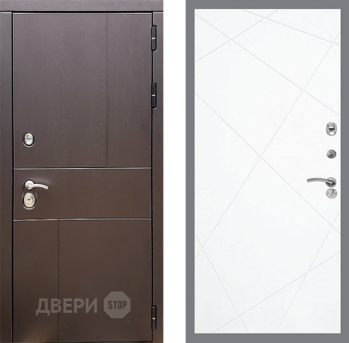 Дверь Стоп УРБАН ФЛ-291 Силк Сноу в Мытищах