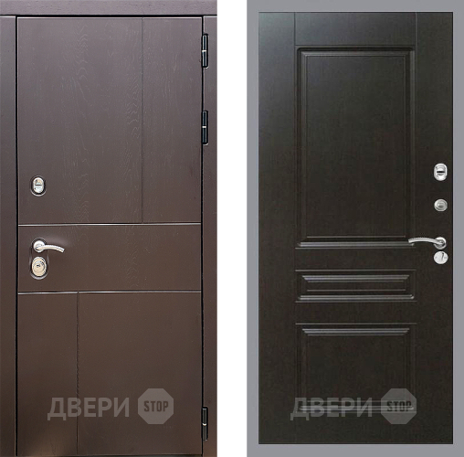 Дверь Стоп УРБАН ФЛ-243 Венге в Мытищах