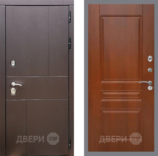 Входная металлическая Дверь Стоп УРБАН ФЛ-243 Итальянский орех в Мытищах